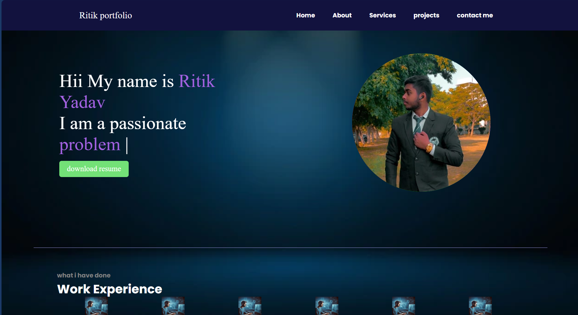  personal portfolio image